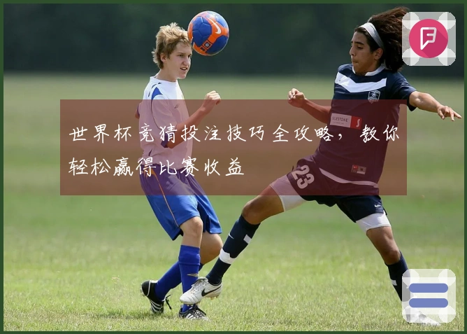 世界杯竞猜投注技巧全攻略，教你轻松赢得比赛收益