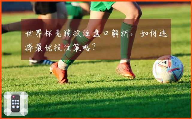 世界杯竞猜投注盘口解析,如何选择最优投注策略?